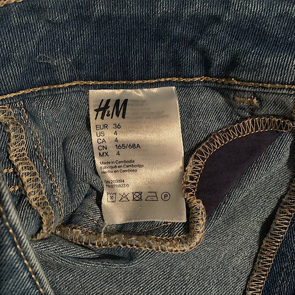 H&M high waist denim shorts - Picture 6 of 7